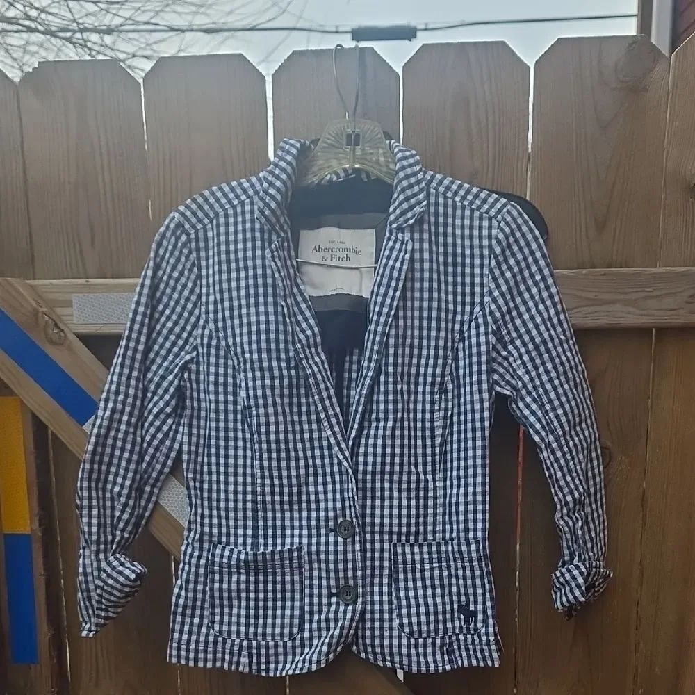 Checkered Blazer